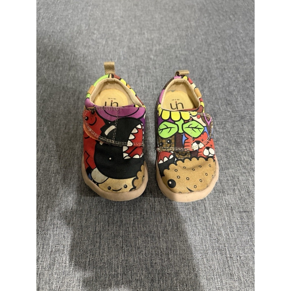UIN Kids Toddler Cola Cola Vibrant Casual Slip On Shoes Sz 6.5